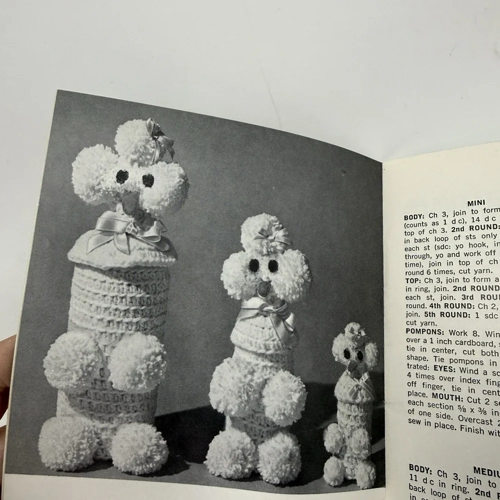 Vtg Aunt Lydia's Rug Yarn Collection Star Book No. 225 Knitting Crochet Patterns